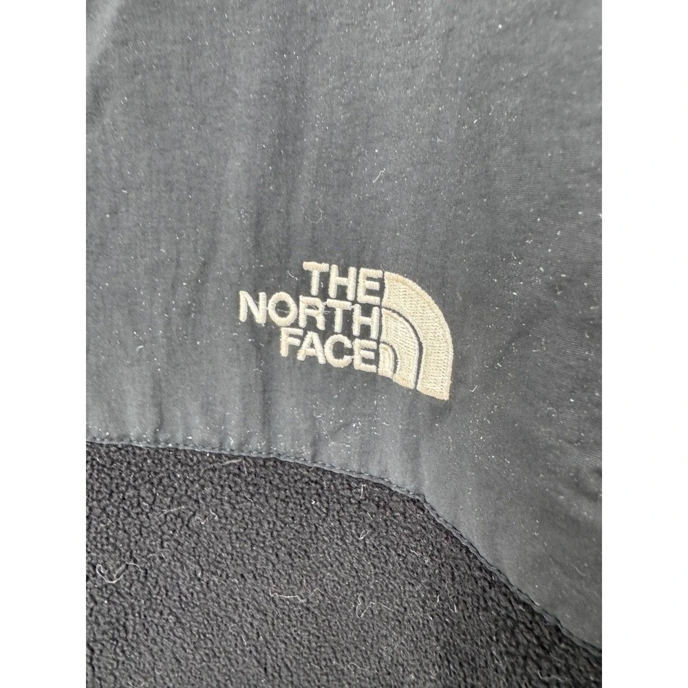 The North Face Fleece Denali Jacket XL Polartec‎ Black Full Zip Mens Recycled